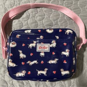 Cath Kidston Navy and Pink Dog Print Kids' Bag